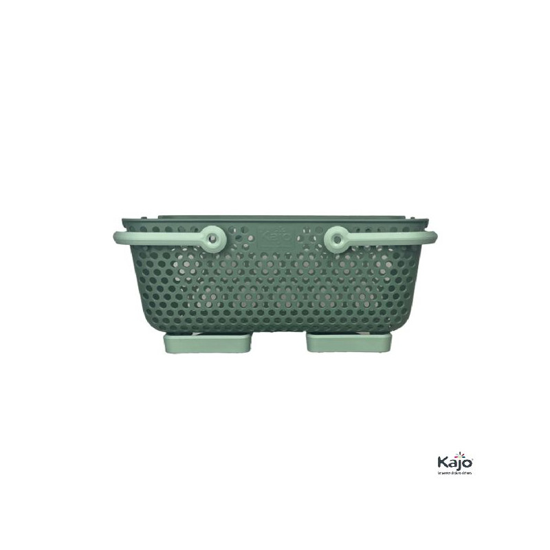 Panier kajo 15l vert olive / vert amande de Mv Industrie -Equipement jardin dans Paniers pour le jardin