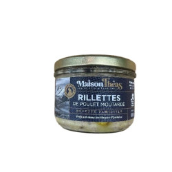 RILLETTES POULET MOUTARDE 180G de Table des producteurs Libourne dans 🥔 Apéritifs à manger