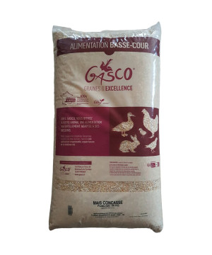 Mais Concasse 20 Kg Gasco de Gasco dans Alimentation des poules et animaux de basse cour