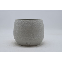 Cache-pot maya d18 h15cm ceramique gris de Jardinerie Bordeaux Libourne Gironde dans Cache-pot et pot déco