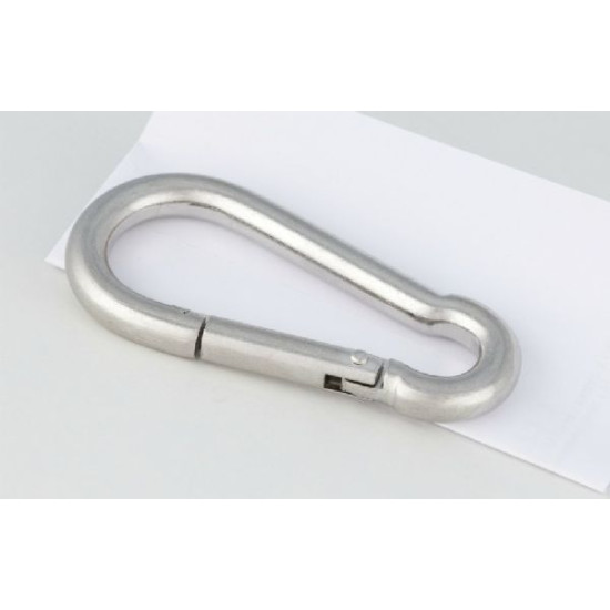 Mousqueton inox ø8 mm lg 80 mm largeur 40 mminox de Jardiline - Baches dans Voile d'ombrage pour l'exterieur