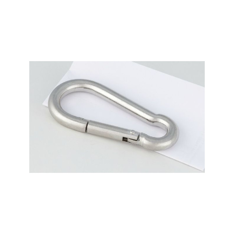 Mousqueton inox ø8 mm lg 80 mm largeur 40 mminox de Jardiline - Baches dans Voile d'ombrage pour l'exterieur