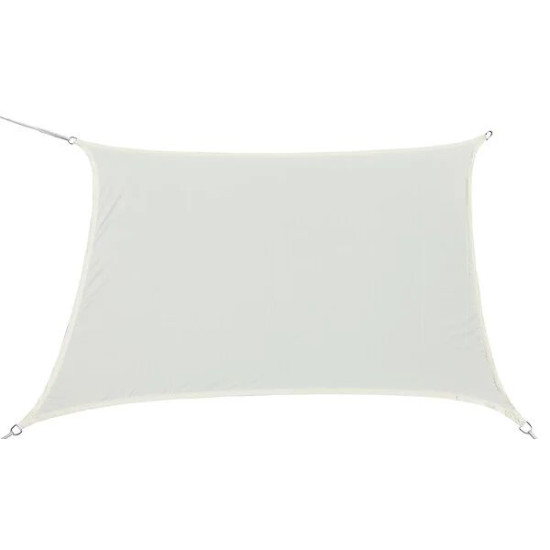 Voile rectangulaire 2 x 1.40 m sable de Jardiline - Baches dans Voile d'ombrage pour l'exterieur