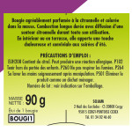Bougie citronnelle 1 bougie - pot en verre - 25h de Acto dans 🦟 Produits Moustiques