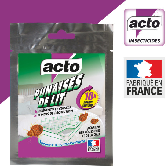 Plaquette punaises de lit 1 plaquette 34 g de Acto dans 🪳 Produits punaises de lit