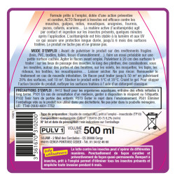 Pulvérisateur rempart à insectes 500 ml de Acto dans 🕷🪰Produits anti Insectes volants et rampants
