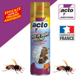 Aérosol mousse nid guêpes frelons 4 m - 500 ml de Acto dans 🐝 Produits anti Guêpes et frelons