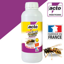 Liquide nids guêpes - frelons bidon 1 l de Acto dans 🐝 Produits anti Guêpes et frelons