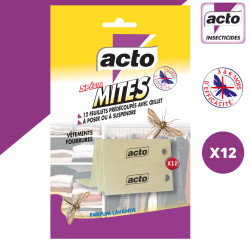 Feuillets mites textiles sachet 10 feuillets de Acto dans 🕷🪰Produits anti Insectes volants et rampants