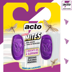 Crochets mites textiles2 crochets gel de Acto dans 🕷🪰Produits anti Insectes volants et rampants