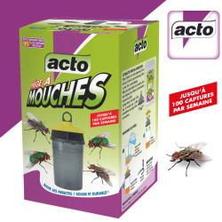 Piège à mouches étui 1 piège + accessoires de Acto dans 🪰 Produits anti Mouches