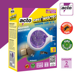 Étui 1 lampe 1.5 w pour 20 m² de Acto dans 🪰 Produits anti Mouches