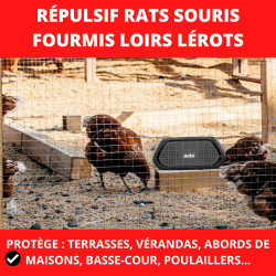 Ultrasons ip44 - rats - souris - fourmis 80 m² de Acto dans 🐁 Raticide / souricide