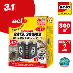 Ultrasons 3 en 1 - rats souris - loirs - lerots de Acto dans 🐁 Raticide / souricide