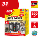 Ultrasons 3 en 1 - rats souris - loirs - lerots de Acto dans 🐁 Raticide / souricide