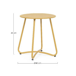 Table basse wissant ocre d40 de BIZZOTTO - Déco de la maison et du jardin dans 🛋️ Salon de jardin