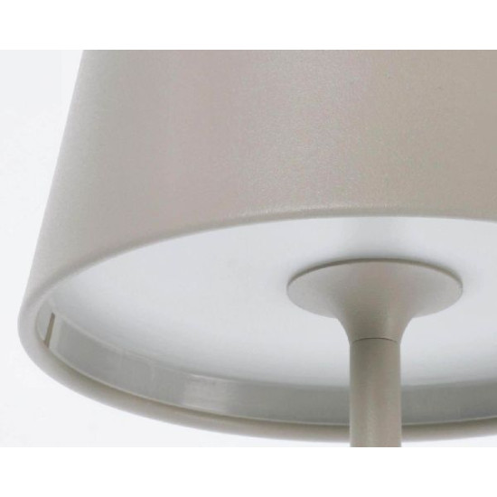 Lampe de table led etna taupe h38 de BIZZOTTO - Déco de la maison et du jardin dans Eclairage extérieur