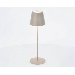 Lampe de table led etna taupe h38 de BIZZOTTO - Déco de la maison et du jardin dans Eclairage extérieur