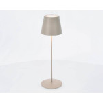 Lampe de table led etna taupe h38 de BIZZOTTO - Déco de la maison et du jardin dans Eclairage extérieur