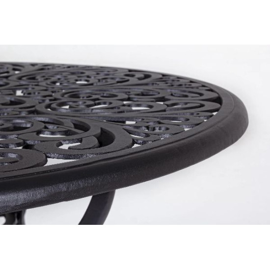 Table victoria anthracite d110 de BIZZOTTO - Déco de la maison et du jardin dans Table de jardin