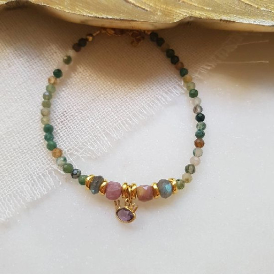 /Bracelet agathe indienne grenat aida de Herboristerie et Esotérisme à Libourne dans 💎 Bijoux et accessoires ésotériques