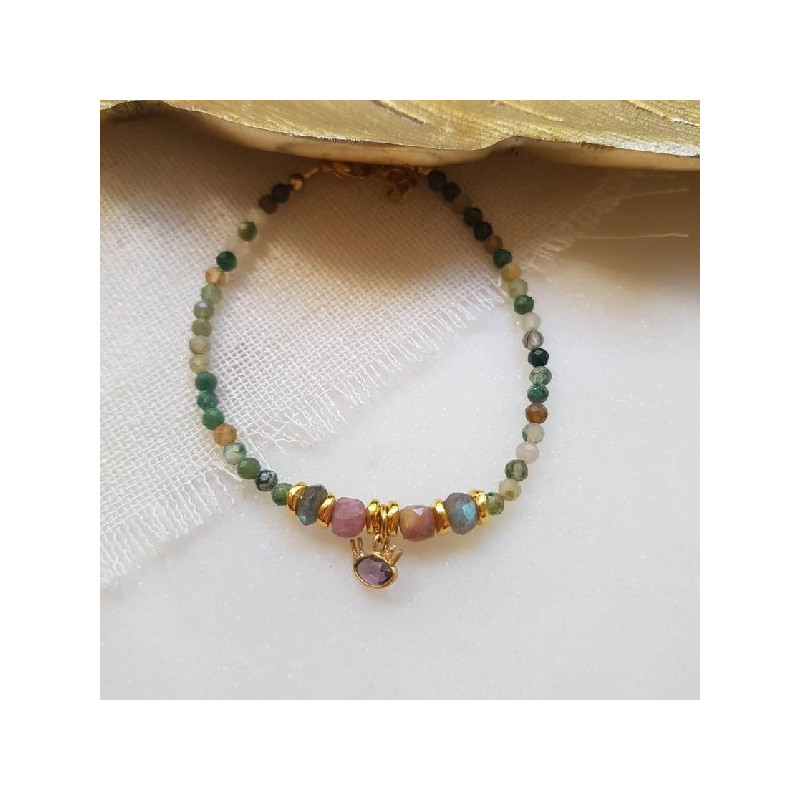 /Bracelet agathe indienne grenat aida de Herboristerie et Esotérisme à Libourne dans 💎 Bijoux et accessoires ésotériques