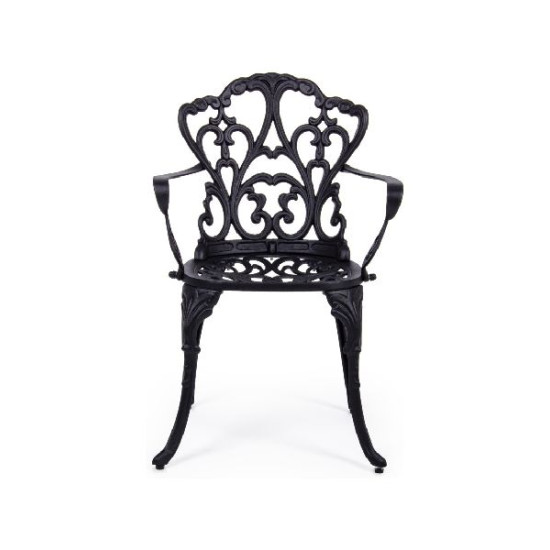 Fauteuil victoria anthracite de BIZZOTTO - Déco de la maison et du jardin dans 💺 Fauteuil pour l'exterieur