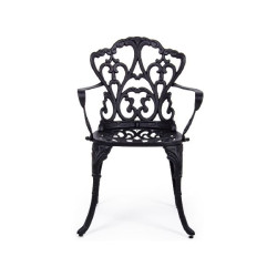 Fauteuil victoria anthracite de BIZZOTTO - Déco de la maison et du jardin dans 💺 Fauteuil pour l'exterieur