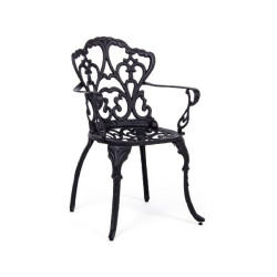 Fauteuil victoria anthracite de BIZZOTTO - Déco de la maison et du jardin dans 💺 Fauteuil pour l'exterieur