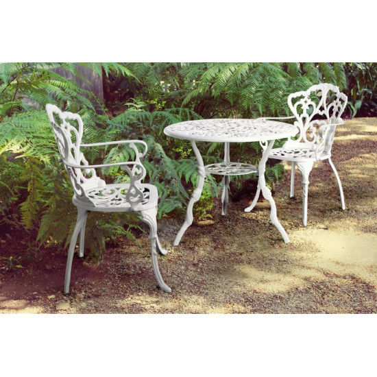 Fauteuil blanc victoria de BIZZOTTO - Déco de la maison et du jardin dans 💺 Fauteuil pour l'exterieur