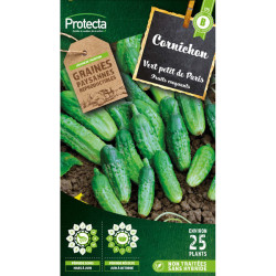 Cornichon vert petit de paris - 3g de graines de Protecta - Produits dans Graines de Cornichon