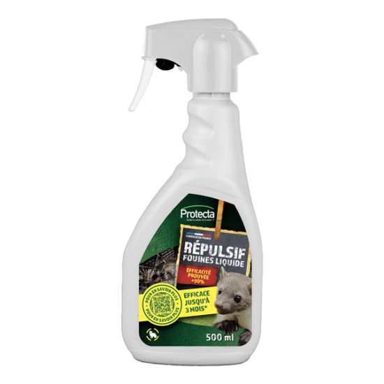 Repulsif fouines pulvérisateur 500ml de Protecta - Produits dans Répulsifs Chiens et chats
