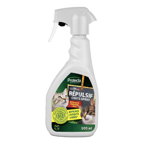 Répulsif chats pulvérisateur 500ml de Protecta - Produits dans Répulsifs Chiens et chats