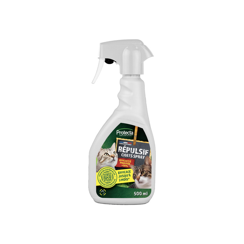 Répulsif chats pulvérisateur 500ml de Protecta - Produits dans Répulsifs Chiens et chats
