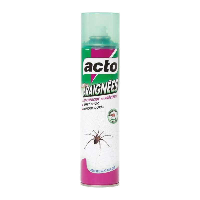 Aérosol araignées aérosol longue portée 400 ml de Acto dans 🕷🪰Produits anti Insectes volants et rampants