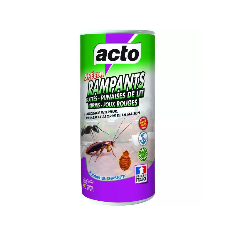 Poudre de chabasite rampants de Acto dans 🕷🪰Produits anti Insectes volants et rampants