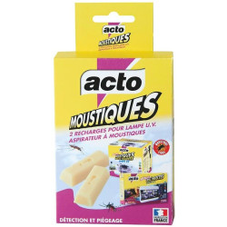 Recharges lampe u.v. aspirateur à moustiques x2 de Acto dans 🦟 Produits Moustiques