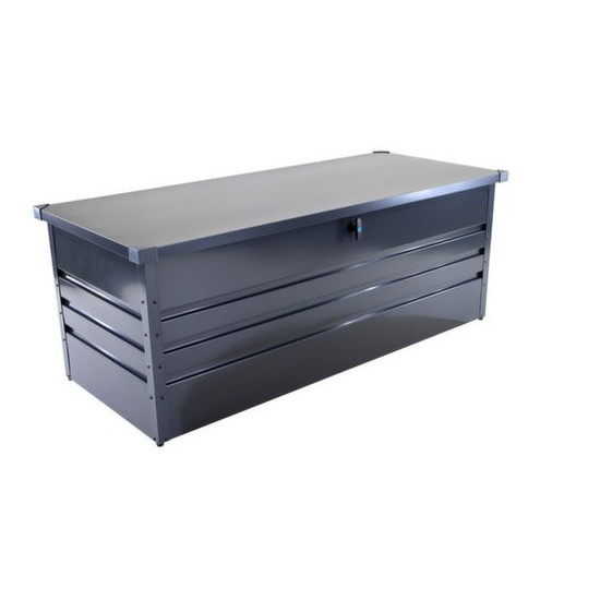 Coffre Rangement 350L Anthracite de Proloisirs - Océo - table et fauteuil et mobilier de jardin dans Rangement pour le jardin