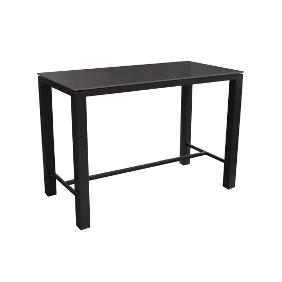Table Haute Stoneo 140X74 Graphite/Anthracite de Proloisirs - Océo - table et fauteuil et mobilier de jardin dans Table de ja...