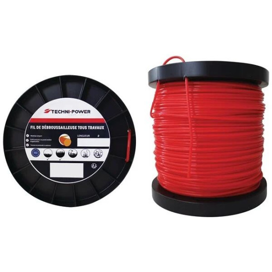 Fil Rond Ø1.3Mm 100M Pour Coupe-Bordures de Jardinerie Bordeaux Libourne Gironde dans Pieces Detachees de motoculture