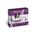 3 pipettes vectra 3d pour chien de 10 à 25kg m de Ceva - Feliway et adaptil dans Puces et tiques pour chiens