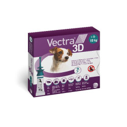 3 pipettes vectra 3d pour chien de 4 à 10kg s de Ceva - Feliway et adaptil dans Puces et tiques pour chiens