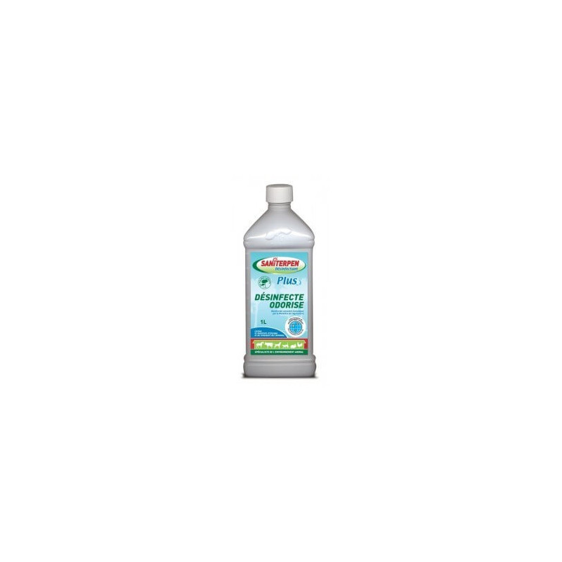 Saniterpen Plus 1L Désinfectant Animaux de Saniterpen - desinfectant pour animaux dans Hygiene rongeurs