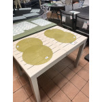 TABLE GENES 110/170 - CREME de Proloisirs - Océo - table et fauteuil et mobilier de jardin dans Table de jardin