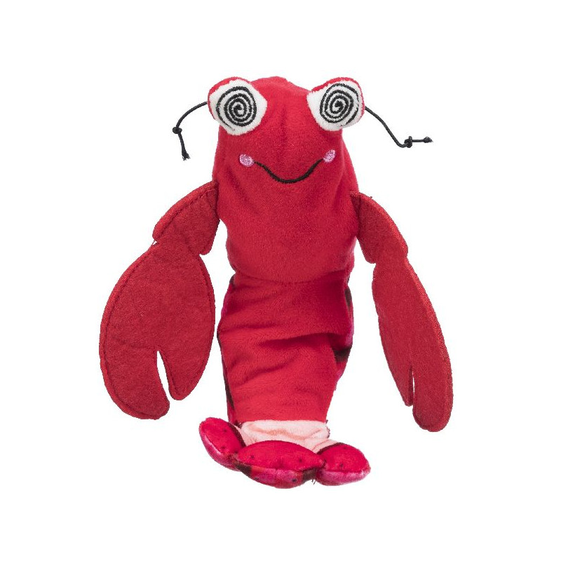Homard frétillant en tissu catnip 23cm de Trixie - Produit pour animaux dans Jouets pour chats
