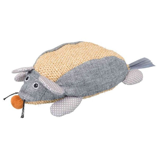Souris xxl sisal/tissu catnip 30cm naturel/gris de Trixie - Produit pour animaux dans Griffoirs pour chats