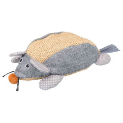 Souris xxl sisal/tissu catnip 30cm naturel/gris de Trixie - Produit pour animaux dans Griffoirs pour chats