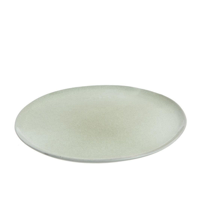 Assiette en ceramique menthe l (34x34x2.5cm) de J-Line by Jolipa - Déco intérieur dans Assiette