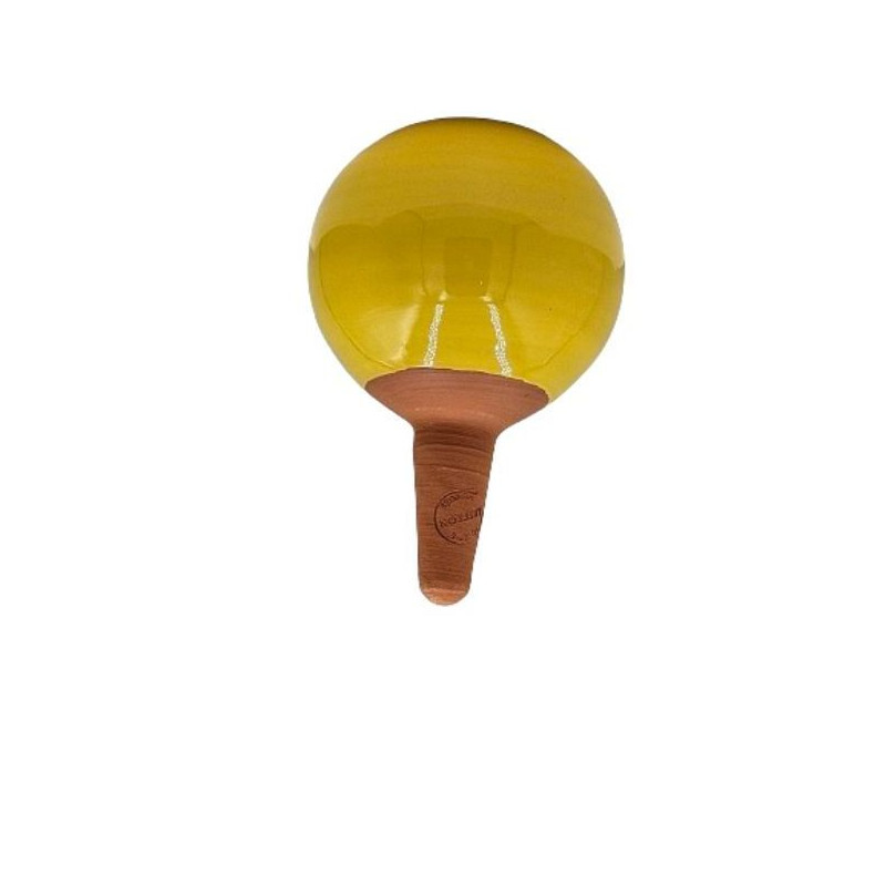 Ollas à planter jaune citron medium lutton de Poterie Lutton dans Arrosage ancestrale - Ollas