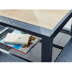 Salon D'Angle Royan Graphite/Grey de Proloisirs - Océo - table et fauteuil et mobilier de jardin dans 🛋️ Salon de jardin